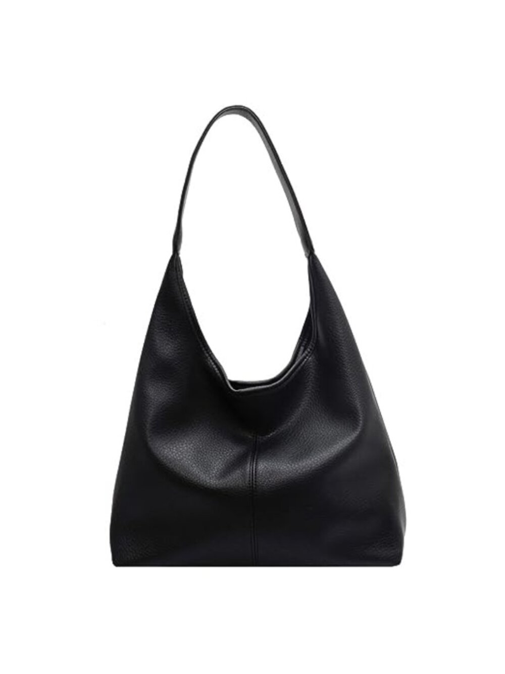 Women's Vegan Leather Hobo Shoulder Bag Tote Set with Wallet